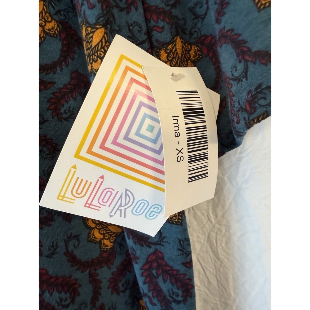 NWT Women Lularoe‎ Irma Oversized Tunic Top Size XS Casual Office Classroom - Picture 4 of 9